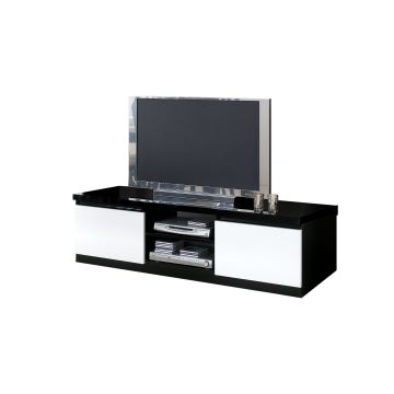 Roma base Tv meubel 150 zwart-wit