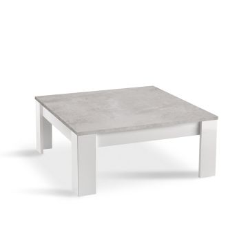 Modena Salontafel vierkant wit-beton