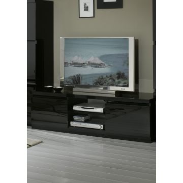 Roma base Tv meubel 150 zwart-zwart